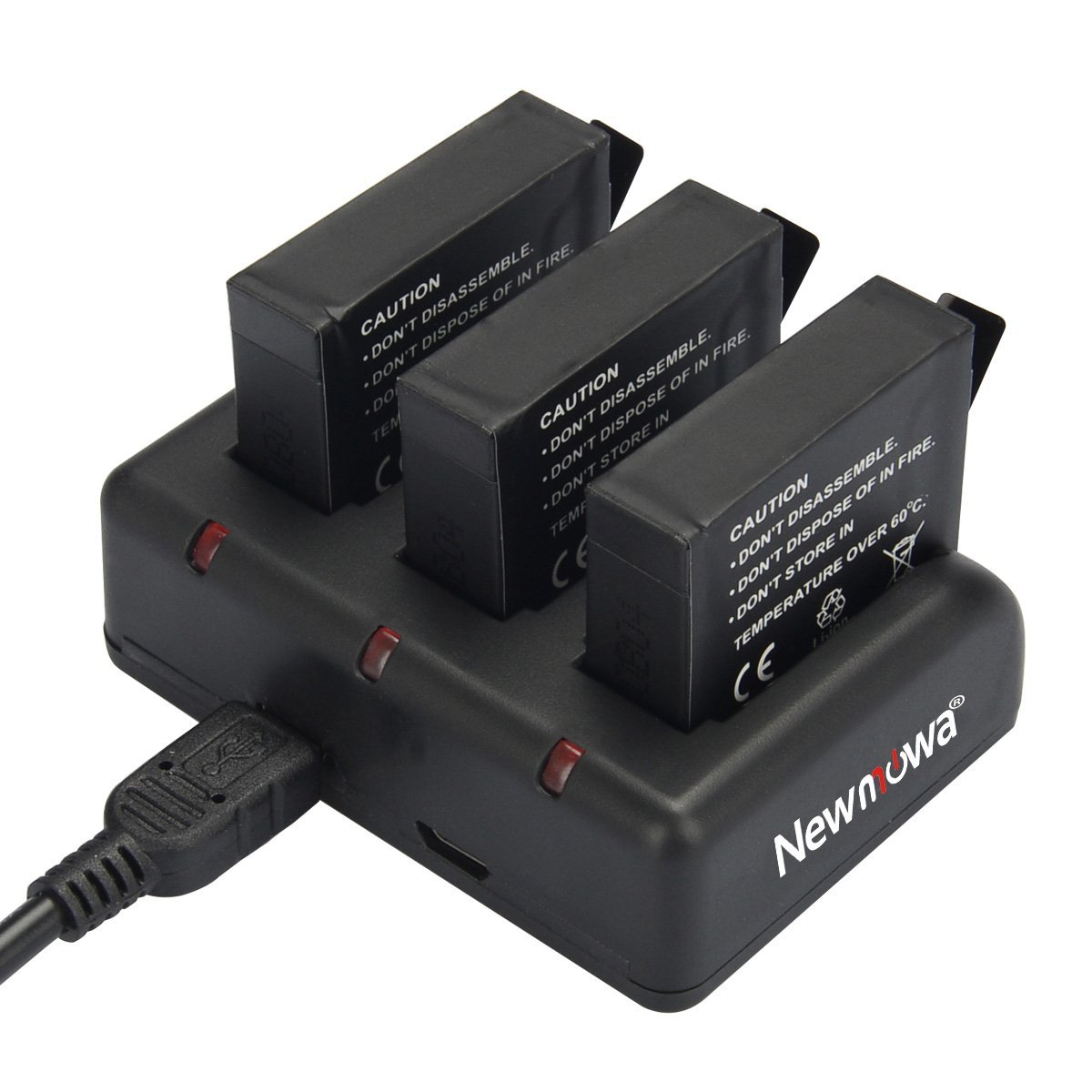 Chargeur de batterie pour GoPro Hero 3+ / 3 (AHDBT-301, AHDBT-302